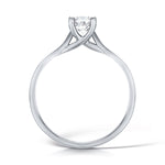 Load image into Gallery viewer, Round Brilliant 4 Claw Solitaire Diamond Ring