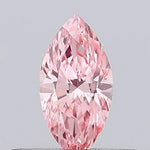 0.21ct Marquise Lab Grown Diamond (Colour Fancy Vivid Pink, Clarity VS1, IGI Certified)