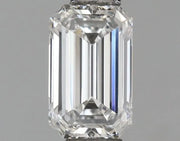 0.55ct Emerald Lab Grown Diamond (Colour D, Clarity VVS2, IGI Certified)