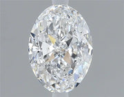0.70ct Oval Natural Diamond (Colour D, Clarity IF, GIA Certified)