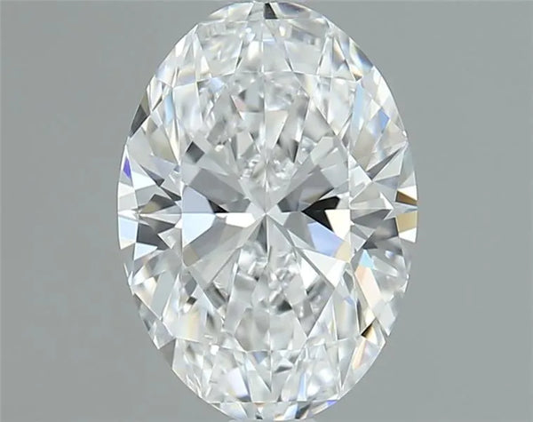0.80ct Oval Natural Diamond (Colour D, Clarity VVS2, GIA Certified)