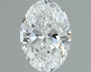 0.80ct Oval Natural Diamond (Colour D, Clarity VVS2, GIA Certified)