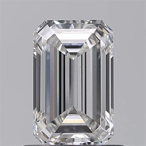 0.91ct Emerald Lab Grown Diamond (Colour G, Clarity VS1, IGI Certified)