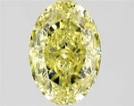 1.57ct Oval Natural Diamond (Colour Fancy Yellow, Clarity VVS1, Cut EX, GIA Certified)