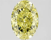 1.57ct Oval Natural Diamond (Colour Fancy Yellow, Clarity VVS1, Cut EX, GIA Certified)