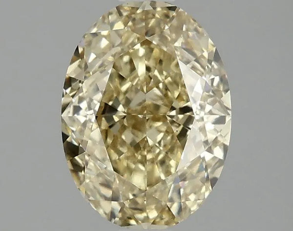 1.99ct Oval Lab Grown Diamond (Colour Fancy Vivid Yellow, Clarity VS1, IGI Certified)