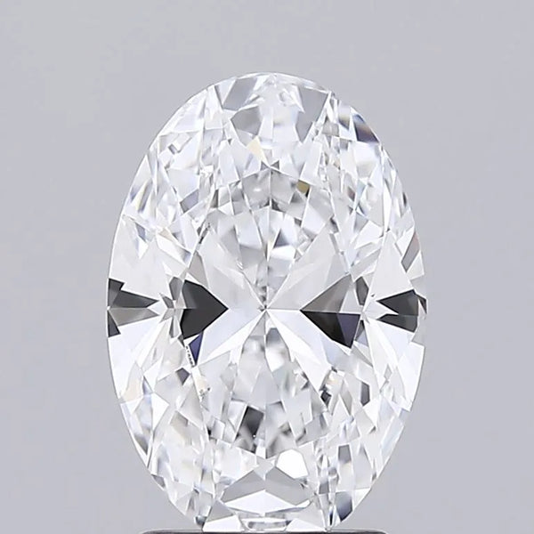 2.00ct Oval Lab Grown Diamond (Colour D, Clarity IF, IGI Certified)