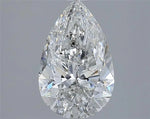 2.01ct Pear Natural Diamond (Colour E, Clarity SI2, Cut EX, HRD Certified)