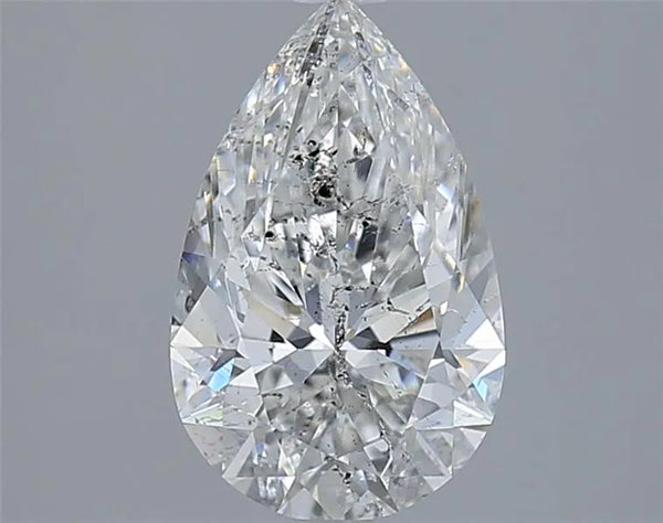 2.01ct Pear Natural Diamond (Colour E, Clarity SI2, Cut EX, HRD Certified)