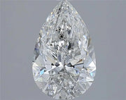 2.01ct Pear Natural Diamond (Colour E, Clarity SI2, Cut EX, HRD Certified)