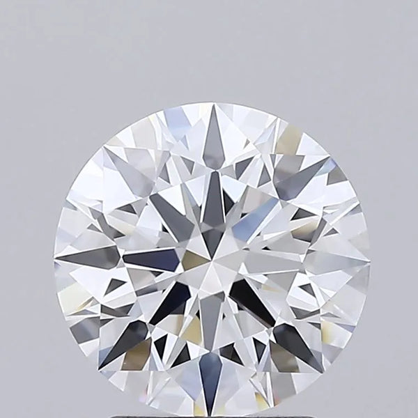 2.08ct Round Lab Grown Diamond (Colour E, Clarity IF, Cut ID, IGI Certified)