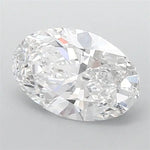 2.50ct Oval Lab Grown Diamond (Colour D, Clarity VS2, IGI Certified)