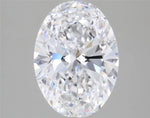 3.00ct Oval Lab Grown Diamond (Colour D, Clarity VVS2, IGI Certified)