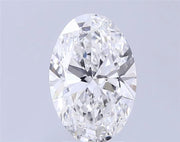 3.00ct Oval Lab Grown Diamond (Colour E, Clarity VS1, IGI Certified)