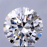3.00ct Round Lab Grown Diamond (Colour F, Clarity VVS2, Cut EX, IGI Certified)