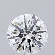 3.07ct Round Lab Grown Diamond (Colour E, Clarity IF, Cut ID, IGI Certified)