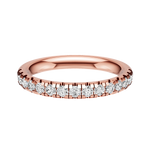 Load image into Gallery viewer, 2.5mm Micro Half Set Diamond Band