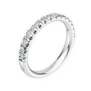 2.5mm Micro Half Set Diamond Band
