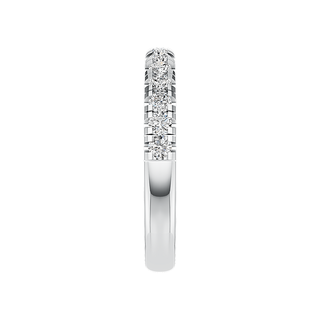2.5mm Micro Half Set Diamond Band