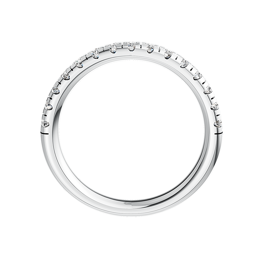 2.5mm Micro Half Set Diamond Band