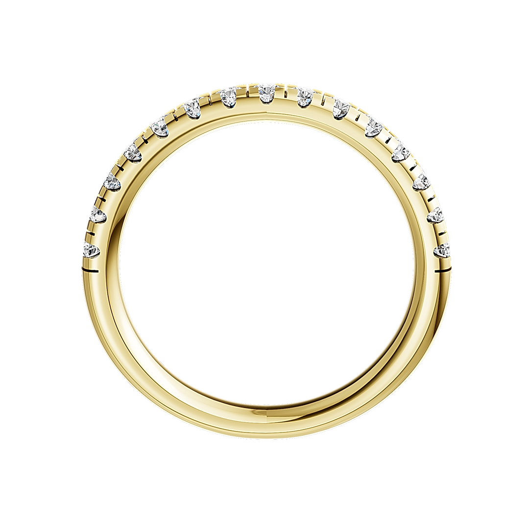 2.5mm Micro Half Set Diamond Band