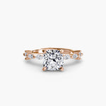 Load image into Gallery viewer, Solitaire with Eternity Pavé
