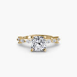 Load image into Gallery viewer, Solitaire with Eternity Pavé
