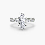 Load image into Gallery viewer, Solitaire with Eternity Pavé
