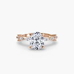 Load image into Gallery viewer, Solitaire with Eternity Pavé
