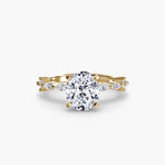 Load image into Gallery viewer, Solitaire with Eternity Pavé
