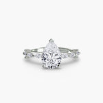 Load image into Gallery viewer, Solitaire with Eternity Pavé
