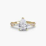 Load image into Gallery viewer, Solitaire with Eternity Pavé
