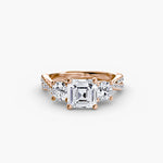 Load image into Gallery viewer, Three-Stone with Pavé Band 2
