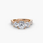 Load image into Gallery viewer, Three-Stone with Pavé Band 2
