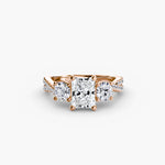 Load image into Gallery viewer, Three-Stone with Pavé Band 2
