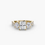 Load image into Gallery viewer, Three-Stone with Pavé Band 2
