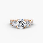 Load image into Gallery viewer, Three-Stone with Pavé Band 2
