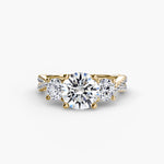Load image into Gallery viewer, Three-Stone with Pavé Band 2
