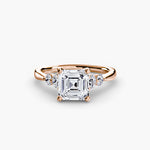 Load image into Gallery viewer, Solitaire with Shoulder Accents 2

