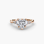 Load image into Gallery viewer, Solitaire with Shoulder Accents 2
