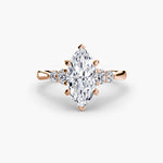 Load image into Gallery viewer, Solitaire with Shoulder Accents 2

