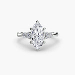 Load image into Gallery viewer, Solitaire with Shoulder Accents 2
