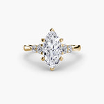 Load image into Gallery viewer, Solitaire with Shoulder Accents 2
