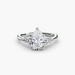 Load image into Gallery viewer, Solitaire with Shoulder Accents 2
