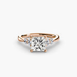 Load image into Gallery viewer, Solitaire with Shoulder Accents 2
