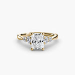 Load image into Gallery viewer, Solitaire with Shoulder Accents 2
