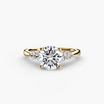 Load image into Gallery viewer, Solitaire with Shoulder Accents 2
