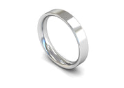 4mm Flat Court Wedding Band