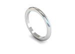 Load image into Gallery viewer, 2mm D Shape Medium Wedding Band
