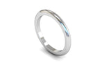 Load image into Gallery viewer, 2mm D Shape Medium Wedding Band
